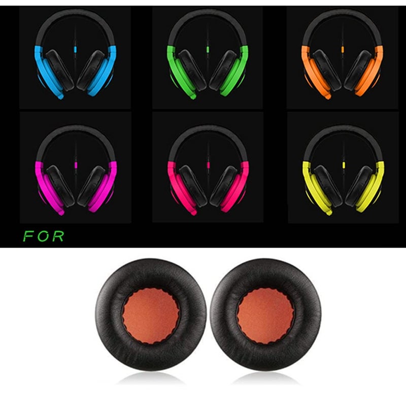 Saipomor Replacement EarPad Ear Cushions Compatible with Kraken Pro V1 Gaming Headphones (Orange) - Image 2